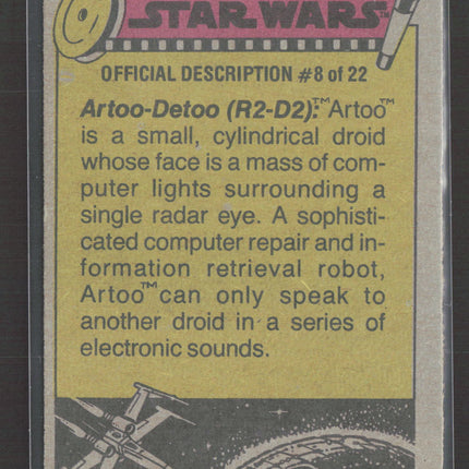 1977 Topps Star Wars Series 3 #161