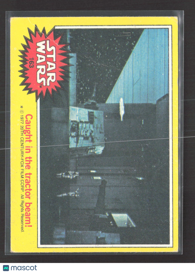 1977 Topps Star Wars Series 3 Caught in the tractor beam! #163