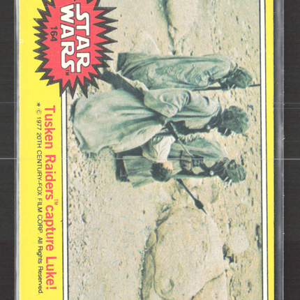 1977 Topps Star Wars Puzzle Back #164