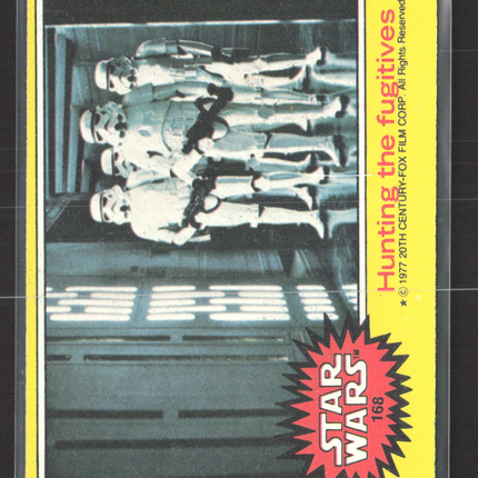 1977 Topps Star Wars Puzzle Back #168
