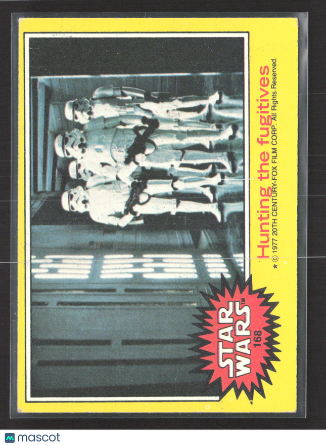 1977 Topps Star Wars Puzzle Back #168