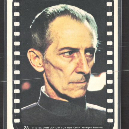 1977 Wonder Bread Star Wars Peter Cushing #28
