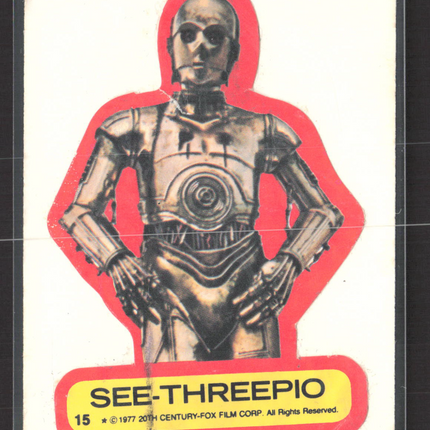 1977 Topps Star Wars Stickers Sticker #15