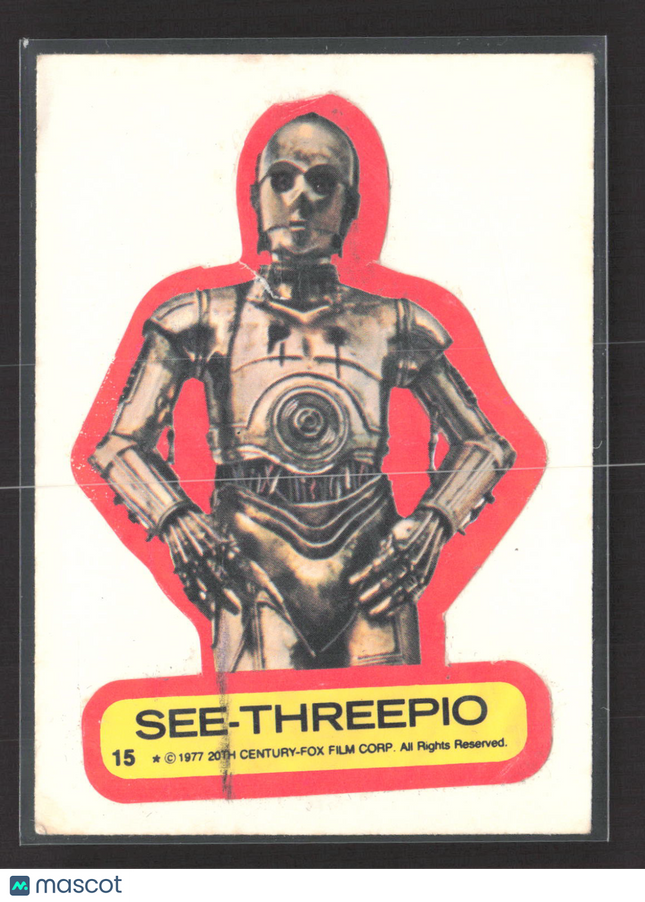 1977 Topps Star Wars Stickers Sticker #15