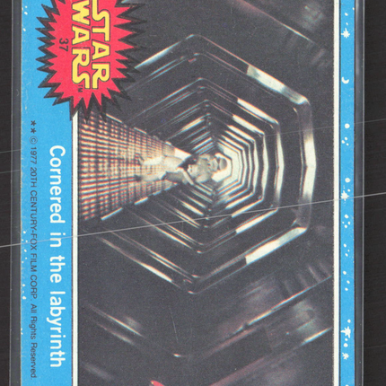 1977 Topps Star Wars Puzzle Back #37