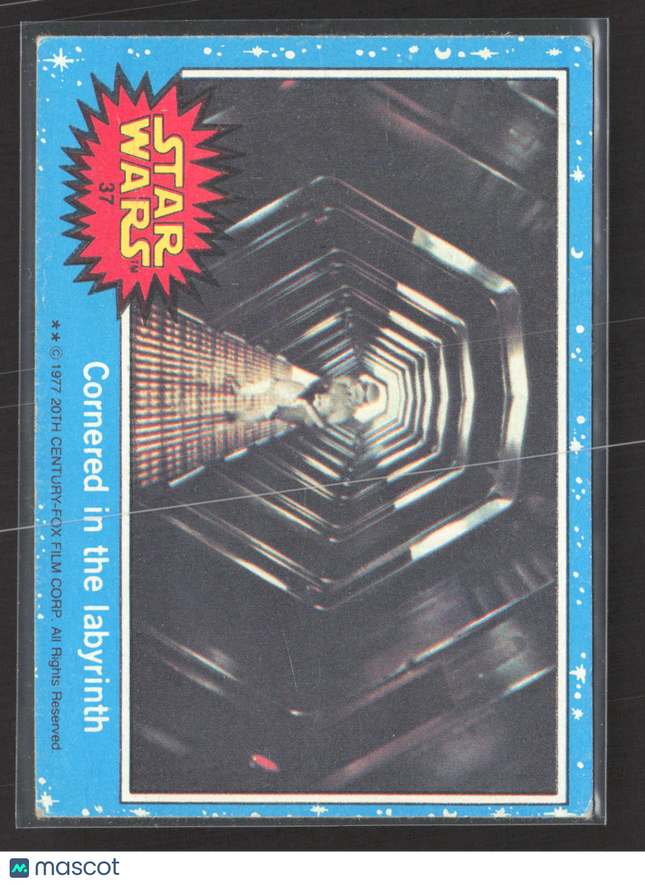 1977 Topps Star Wars Puzzle Back #37
