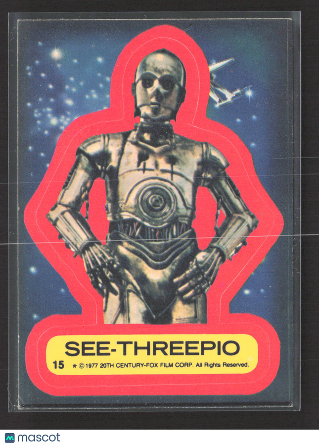 1977 Topps Star Wars Stickers Sticker #15