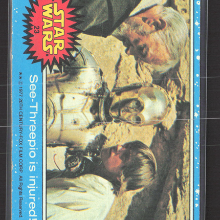 1977 Topps Star Wars Blue Border #23