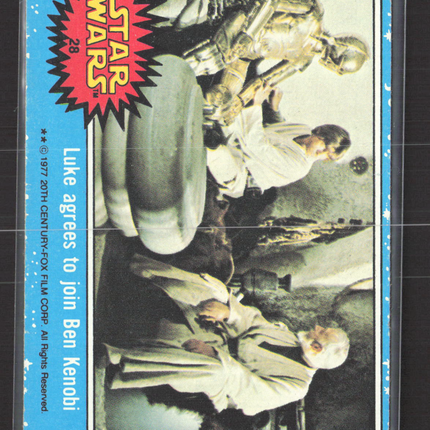 1977 Topps Star Wars Series 1 Blue Border #28