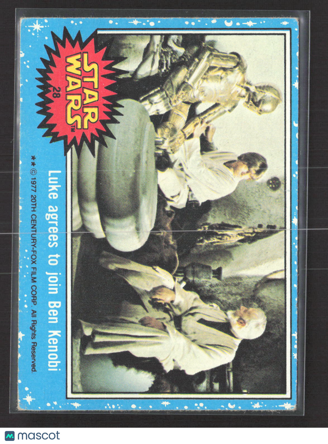 1977 Topps Star Wars Series 1 Blue Border #28