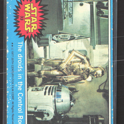 1977 Topps Star Wars Series 1 Blue Border #33