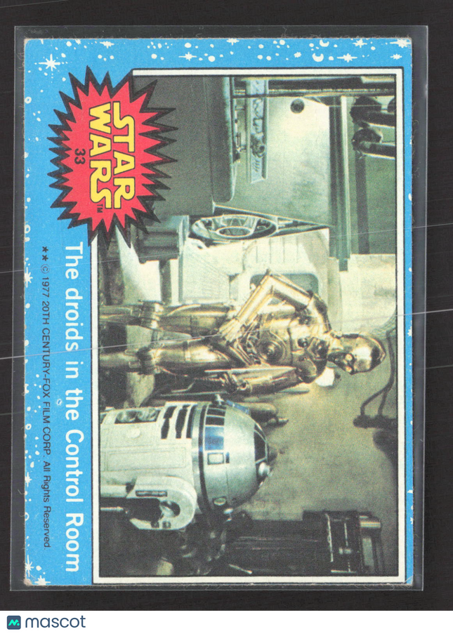 1977 Topps Star Wars Series 1 Blue Border #33