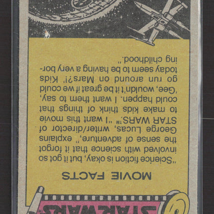1977 Topps Star Wars Blue Series 1 The droids in the Control Room #33