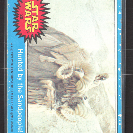 1977 Topps Star Wars Series 1 Blue Border #20