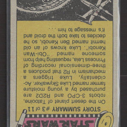 1977 Topps Star Wars Blue Border #17