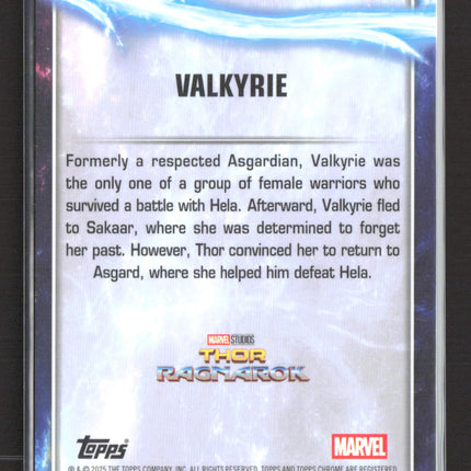 2025 Topps Chrome Marvel Valkyrie 49/50 #74