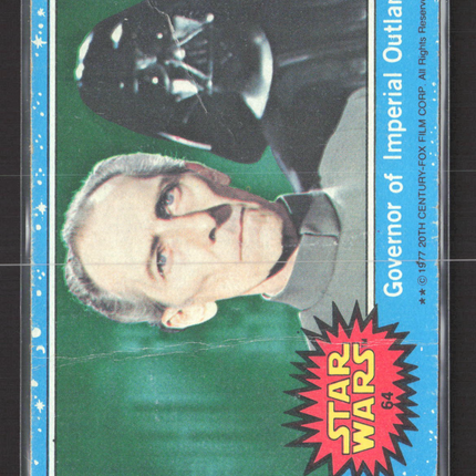 1977 Topps Star Wars Series 1 Peter Cushing #64