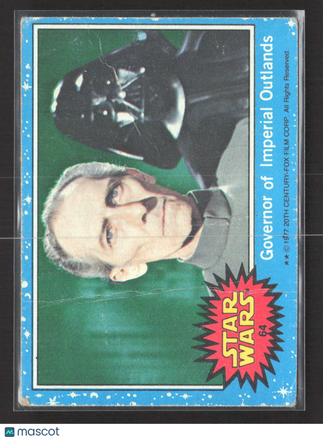 1977 Topps Star Wars Series 1 Peter Cushing #64