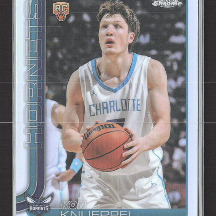 2025 Topps Chrome Kon Knueppel #254 Refractor RC