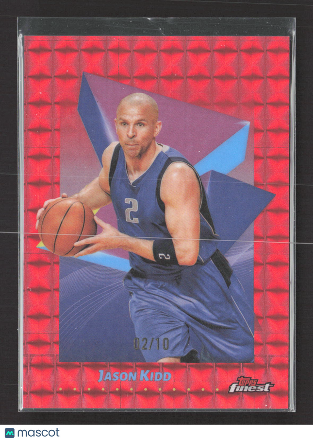 2025 Topps Finest Jason Kidd #23 Red Refractor 02/10