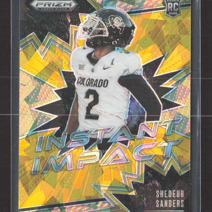 2025 Panini Prizm Draft Picks Instant Impact Shedeur Sanders #II-SSS RC