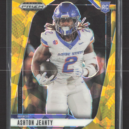 2025 Panini Prizm Draft Picks Ashton Jeanty #13 Yellow RC