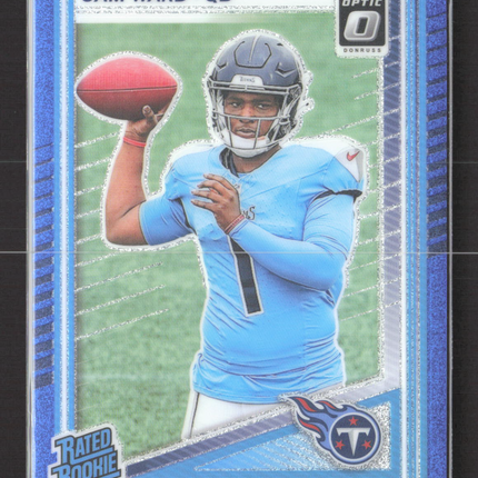 2025 Panini Donruss Optic Cam Ward #293 Blue Glitter SSP