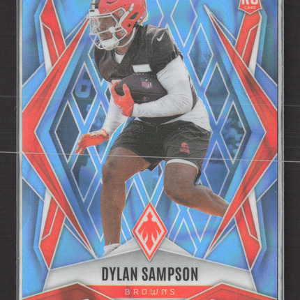 2025 Panini Phoenix Football Dylan Sampson #250 Blue RC
