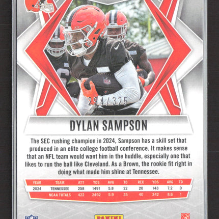 2025 Panini Phoenix Football Dylan Sampson #250 Blue RC