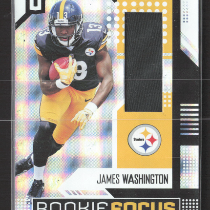 2018 Panini Unparalleled Rookie Focus James Washington #RF-JW Player-worn