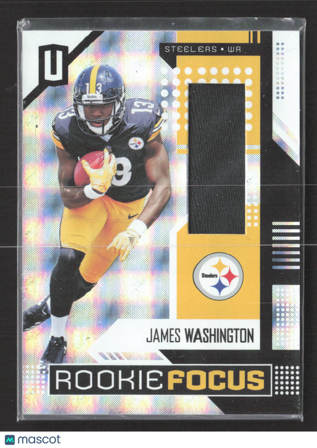 2018 Panini Unparalleled Rookie Focus James Washington #RF-JW Player-worn