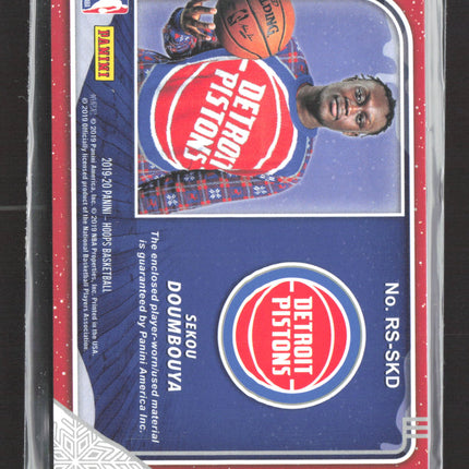 2019 Panini NBA Hoops Winter Sekou Doumbouya #RS-SKD Memorabilia Player-worn