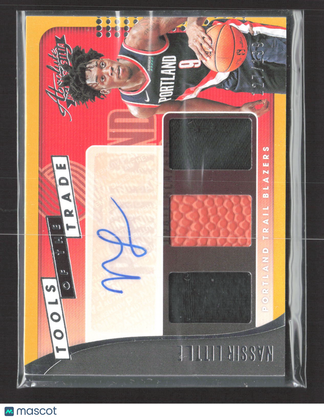 2019 Panini Absolute Auto Nassir Little #TT3-NLT Patch 127/189