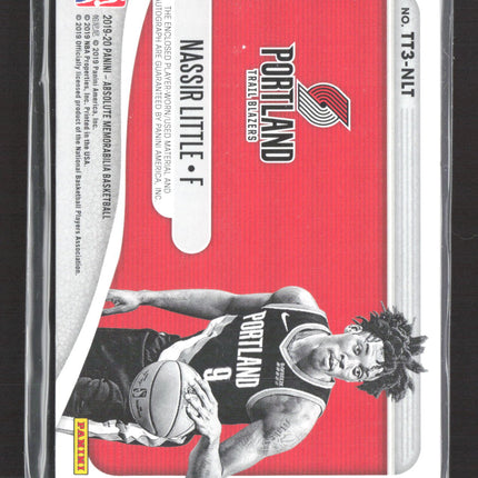 2019 Panini Absolute Auto Nassir Little #TT3-NLT Patch 127/189