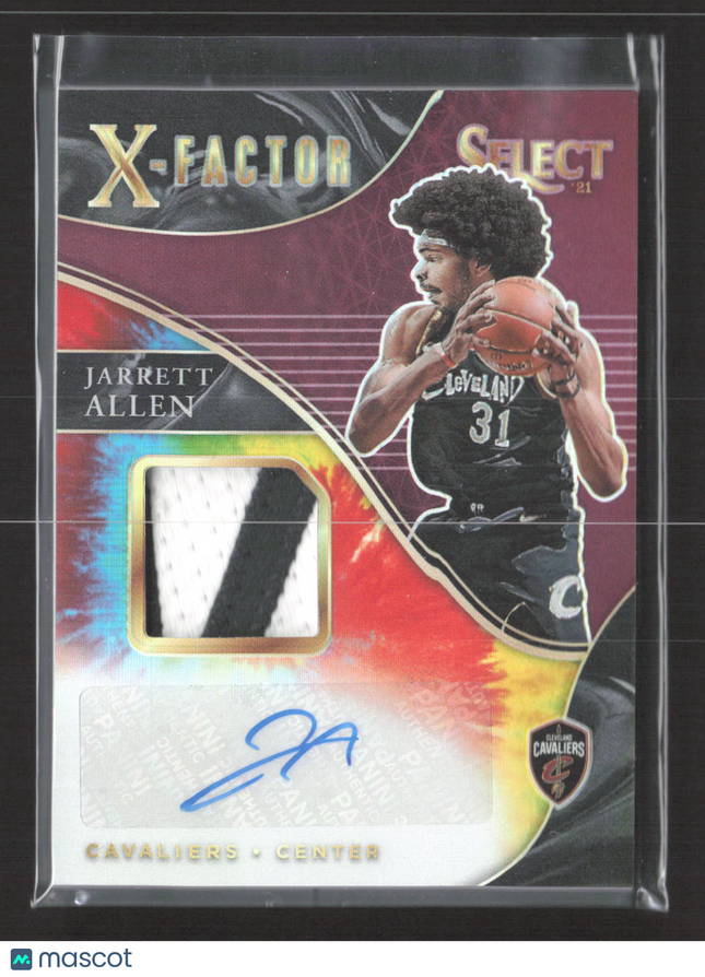 2021 Panini Select Prizm X-Factor Jarrett Allen #XF-JAL 01/25 Patch Auto