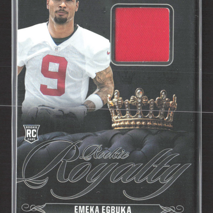 2025 Panini Rookies & Stars Rookie Royalty Emeka Egbuka #RR-EEA RC Memorabilia