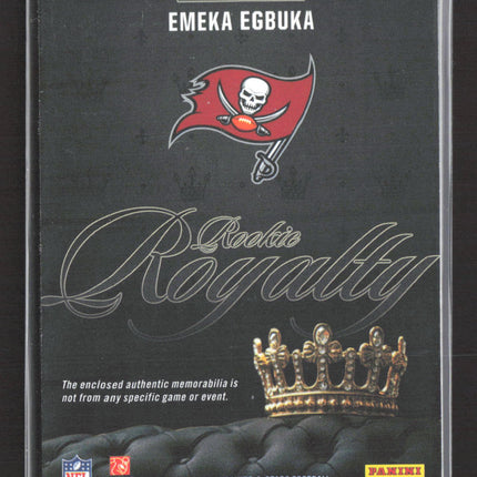 2025 Panini Rookies & Stars Rookie Royalty Emeka Egbuka #RR-EEA RC Memorabilia