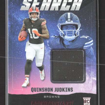 2025 Panini Rookies & Stars Star Search Quinshon Judkins #SS-QJS RC Memorabilia