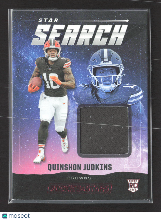2025 Panini Rookies & Stars Star Search Quinshon Judkins #SS-QJS RC Memorabilia