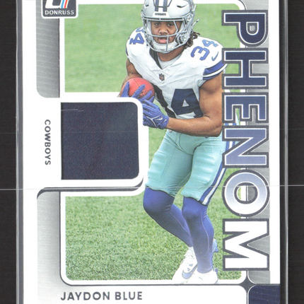 2025 Panini Donruss Football Rookie Phenom Jaydon Blue #RPJ-JBE Memorabilia