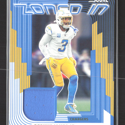 2025 Panini Score Zoned In Derwin James Jr. #ZON-DJS Memorabilia