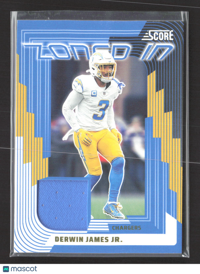 2025 Panini Score Zoned In Derwin James Jr. #ZON-DJS Memorabilia