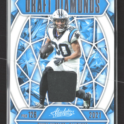 2025 Panini Absolute Football Draft Diamonds Chuba Hubbard #DDJ-CHU Memorabilia