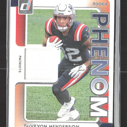 2025 Panini Donruss Phenom TreVeyon Henderson #RPJ-THN Memorabilia