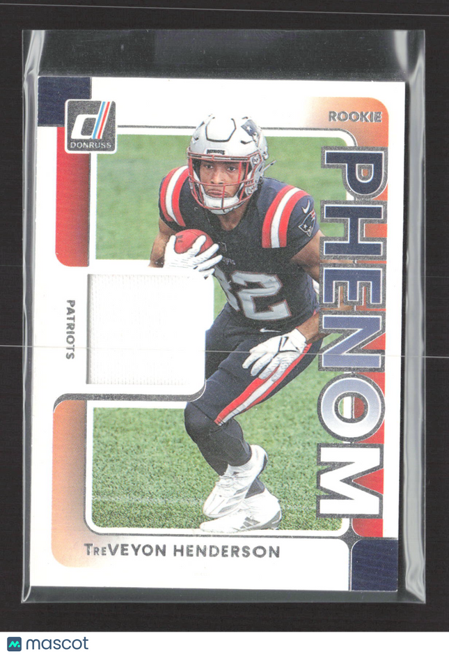 2025 Panini Donruss Phenom TreVeyon Henderson #RPJ-THN Memorabilia