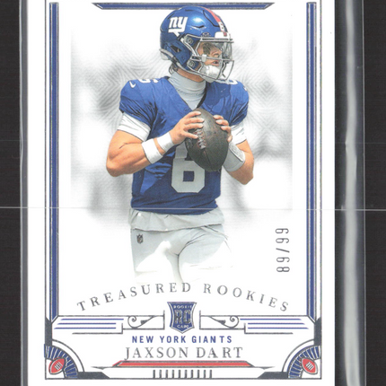 2026 Panini National Treasures Jaxson Dart #TR-JDT 89/99