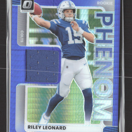 2025 Panini Donruss Optic Prizm Phenom Riley Leonard #RPBH-RLD Memorabilia