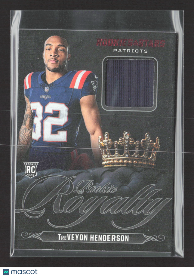 2025 Panini Rookies & Stars Rookie Royalty TreVeyon Henderson #RR-THN RC Mem