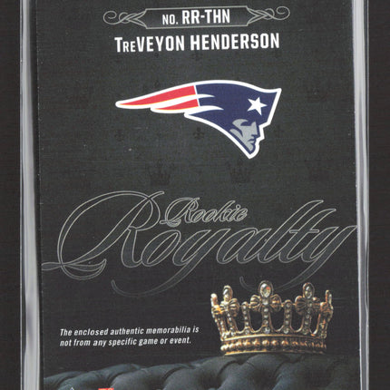 2025 Panini Rookies & Stars Rookie Royalty TreVeyon Henderson #RR-THN RC Mem