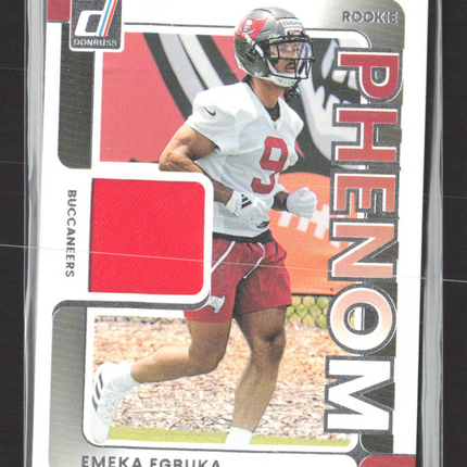 2025 Panini Donruss Football Phenom Emeka Egbuka #RPJ-EEA Memorabilia
